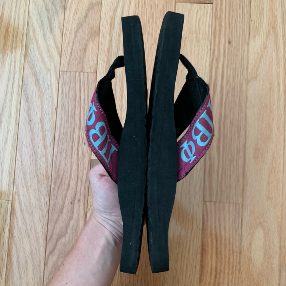 Pi Beta Phi Sorority Flip Flop Sandals - Women’s Size 7 / 37 - Toe Goz EUC - Picture 5 of 16